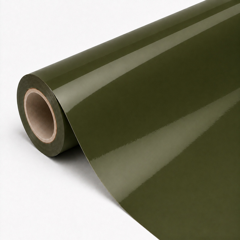 TPU Olive Green - Porsche Vinyl Wrap view 3