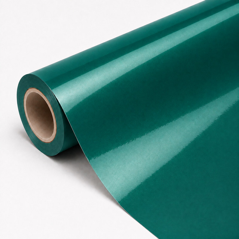 TPU Diamond White Shift Pine Green Vinyl Wrap view 3