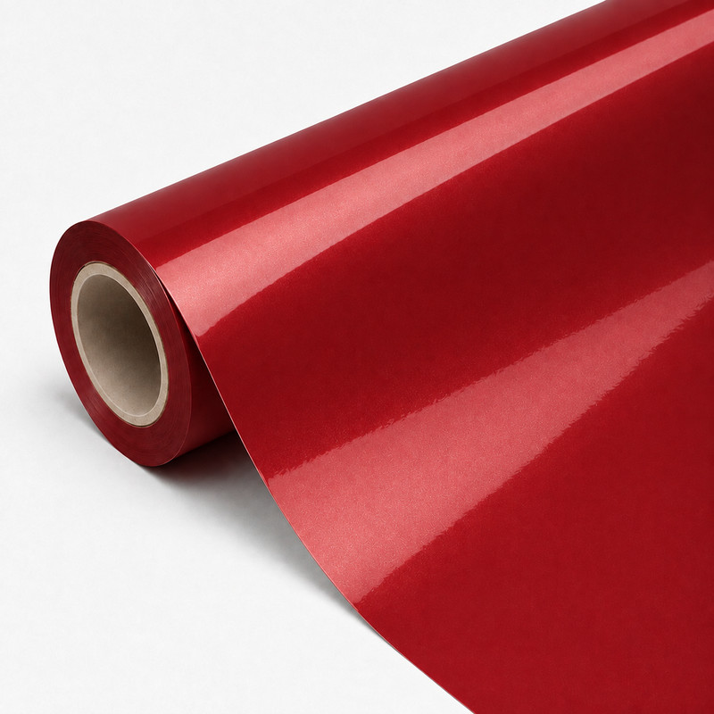 TPU Transparent Diamond Red Vinyl Wrap view 3