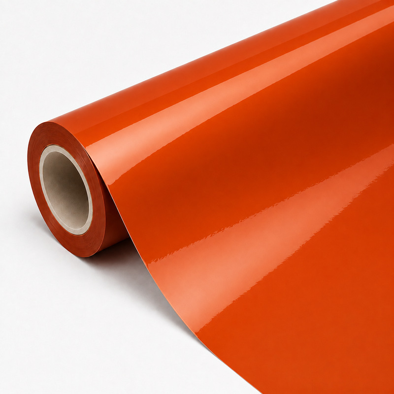 TPU Chameleon-Gold Orange Red Vinyl Wrap view 3