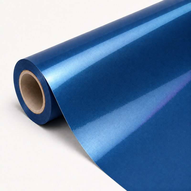 TPU Aurora Diamond Blue Vinyl Wrap view 3