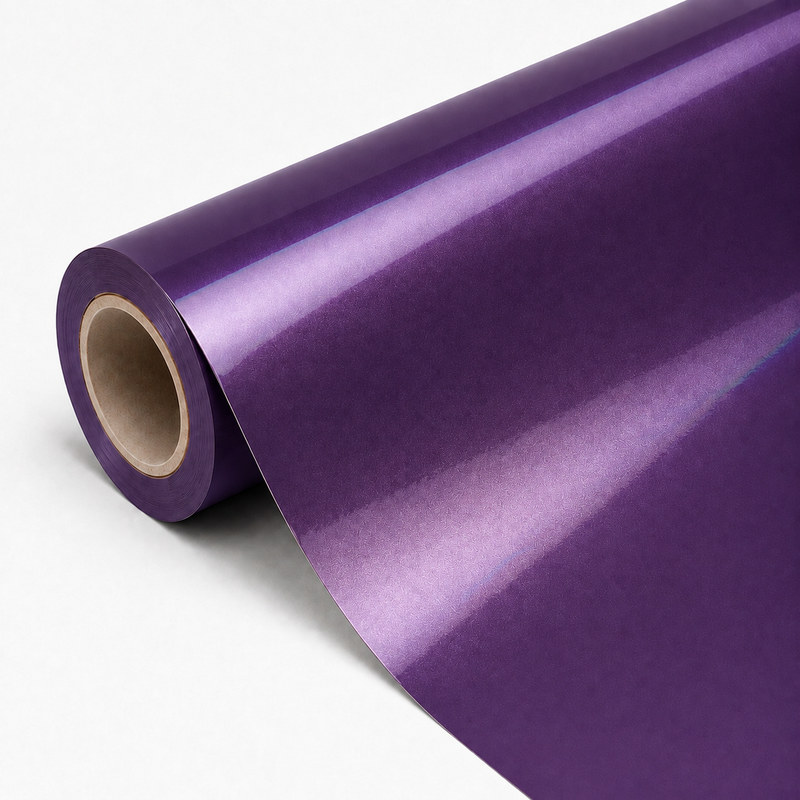 TPU Aurora Diamond Purple Vinyl Wrap view 3