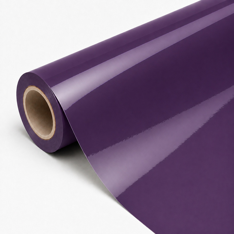 TPU Silver Illusion Purple Vinyl Wrap view 3