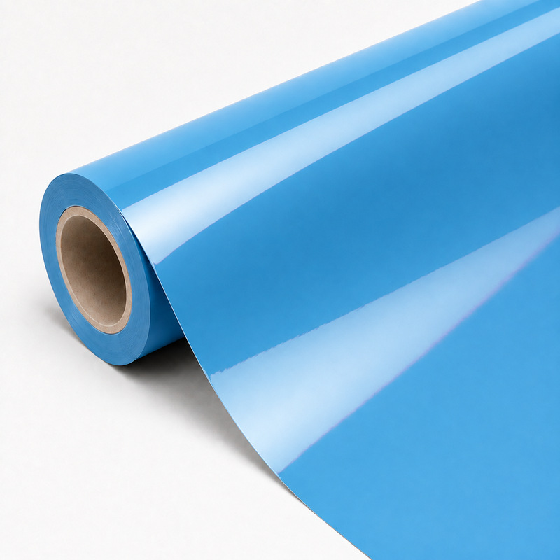 TPU Dreamy Prismatic Sky`Blue Vinyl Wrap view 3