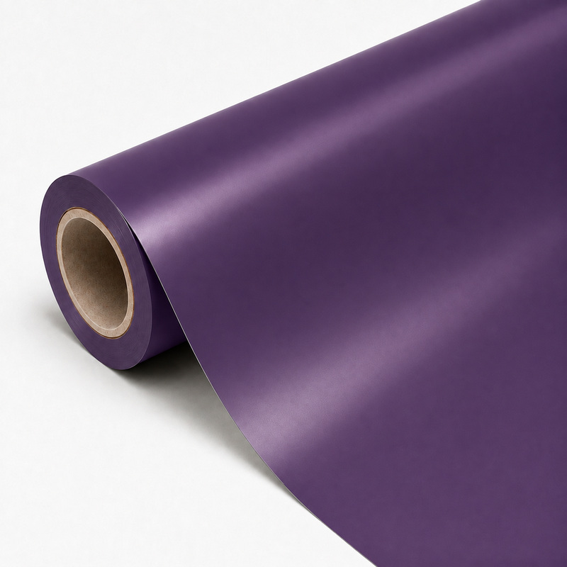 TPU Ultra Black Illusion Purple Vinyl Wrap view 3