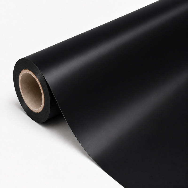 TPU Satin Ceramic Black Vinyl Wrap view 3