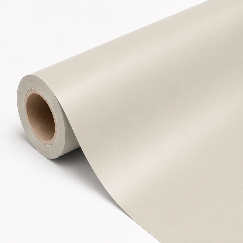 TPU Ultra-Matte Liquid Metal Crescent White Vinyl Wrap view 3