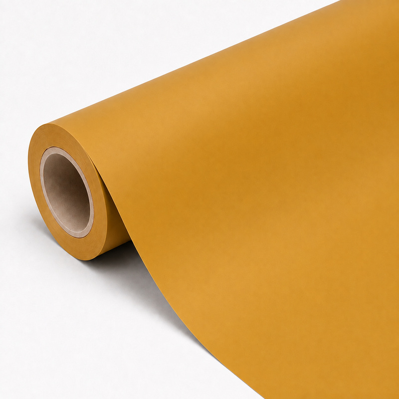 TPU Matte Maple Leaf Yellow Vinyl Wrap view 3