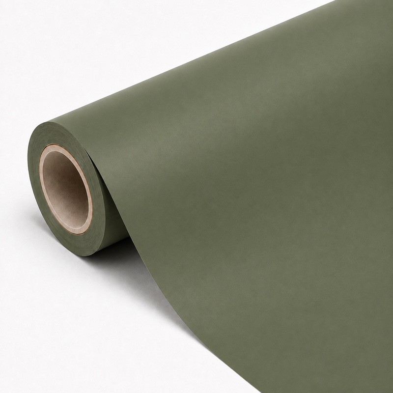 TPU Ultra-Matte Khaki Green Vinyl Wrap view 3