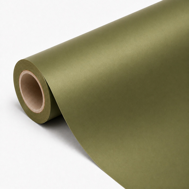 TPU Extinction Metal STO Track Gold-Green Vinyl Wrap view 3