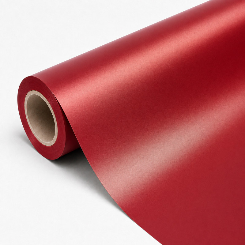 TPU Satin white turns into diamond red Vinyl Wrap view 3