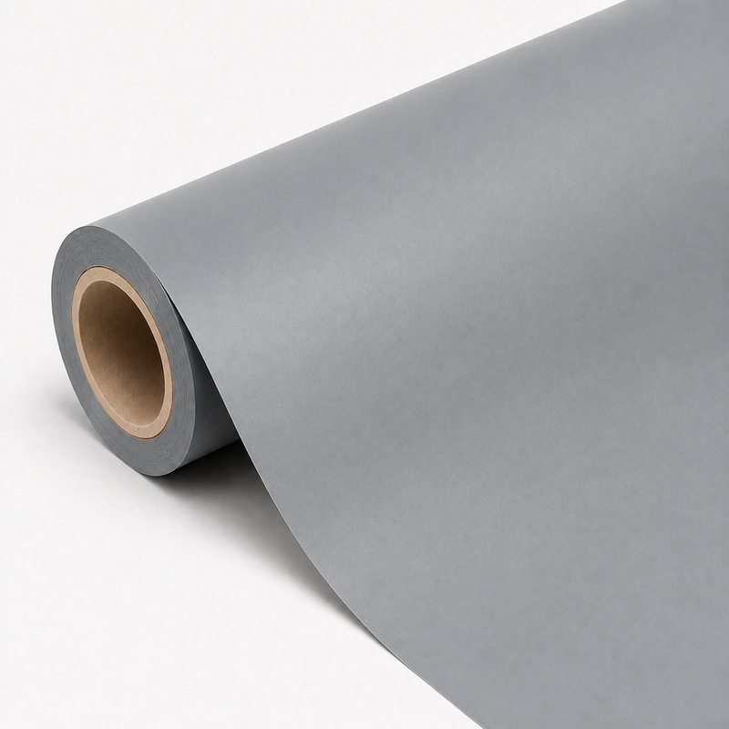 TPU Titanium silver matte metal Vinyl Wrap view 3