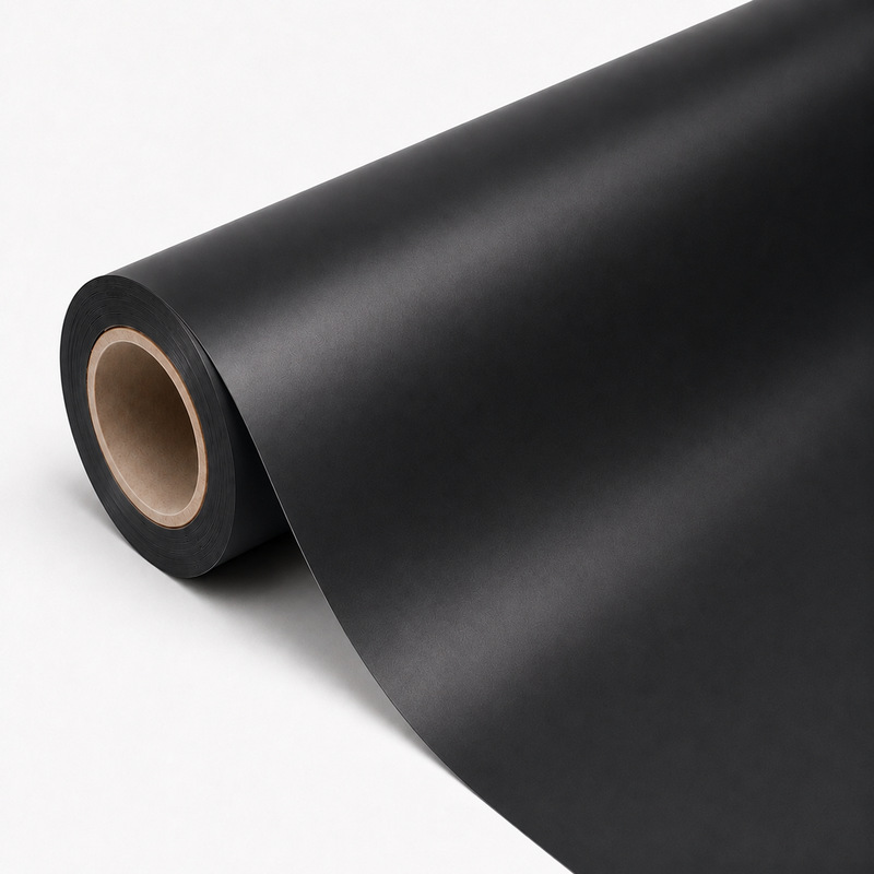TPU Satin Black Vinyl Wrap view 3