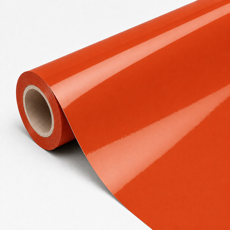 TPU Luminous Gold-Orange-Red Vinyl Wrap view 3