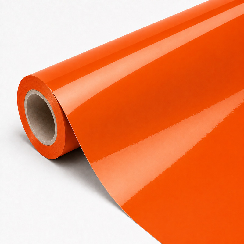 TPU Mclaren Orange Vinyl Wrap view 3