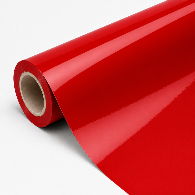 TPU Ferrari Red Vinyl Wrap view 3