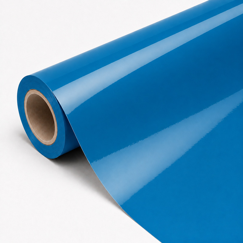 TPU Sky Blue Vinyl Wrap view 3