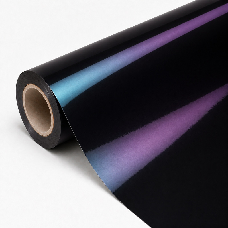 TPU Liquid Metallic Silver Vinyl Wrap view 3