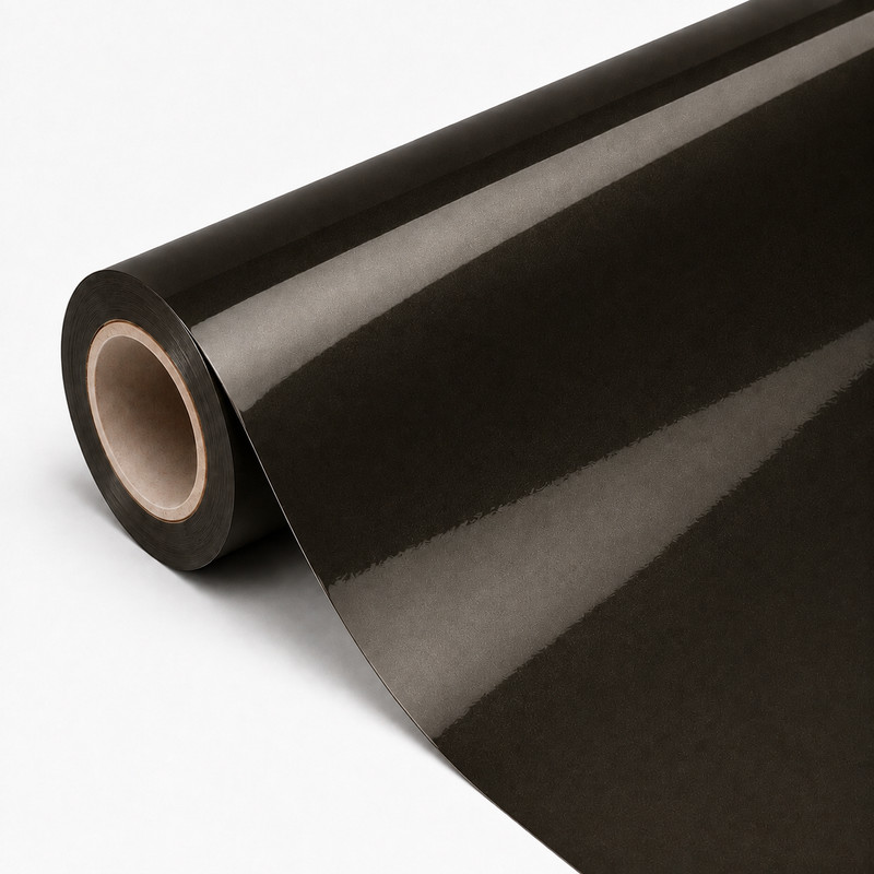 TPU Metallic Black Gold Vinyl Wrap view 3