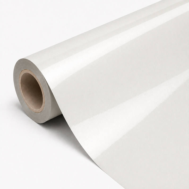 TPU Pearlescent White Vinyl Wrap view 3