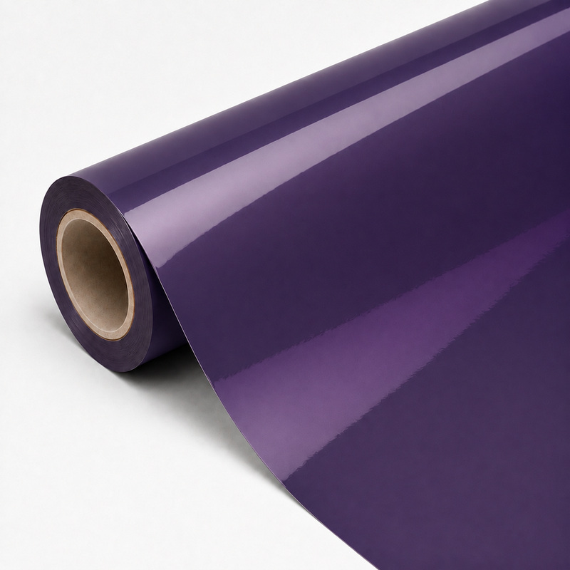 TPU Phantom Black Purple Vinyl Wrap view 3