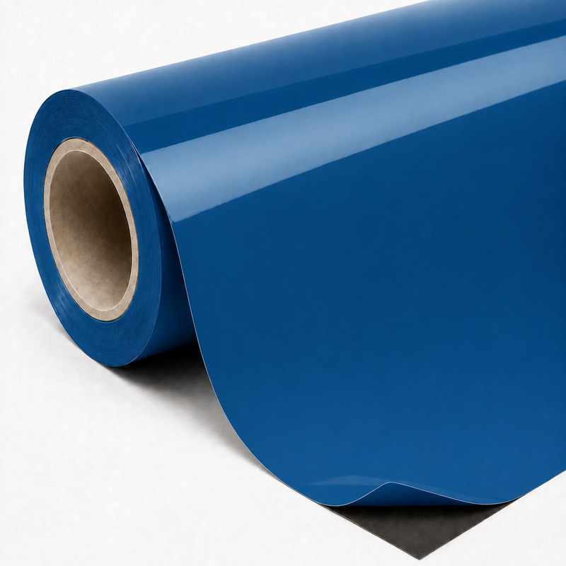 TPU Crystal Blue Black Vinyl Wrap view 6
