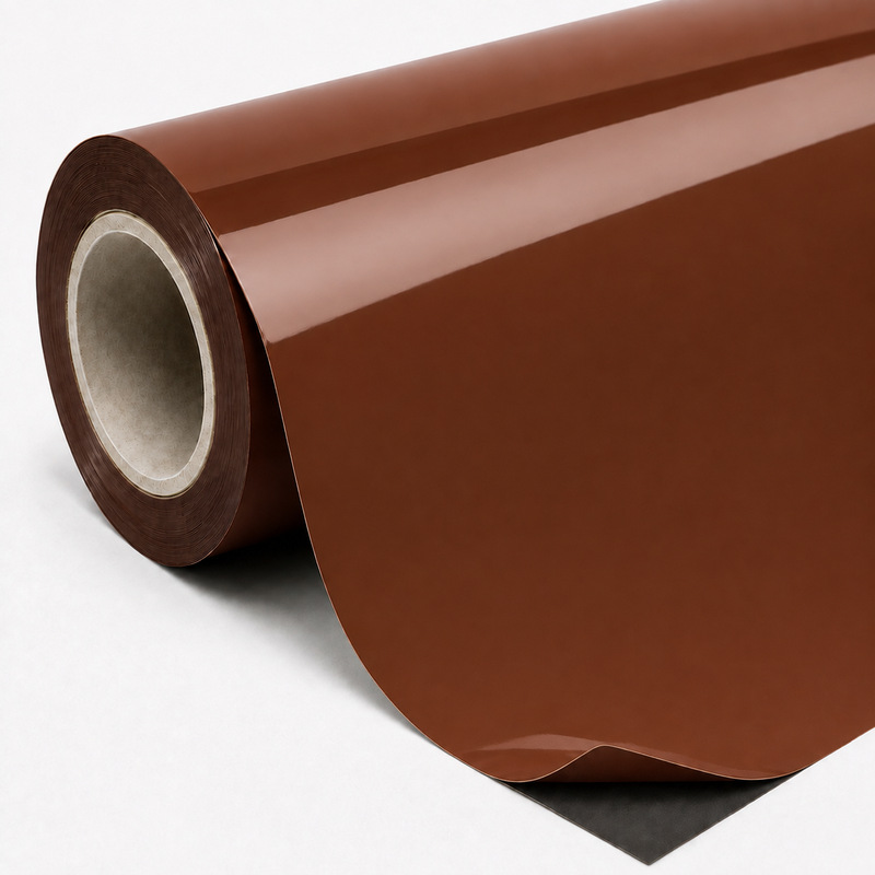 TPU Flame Copper Brown Vinyl Wrap view 6