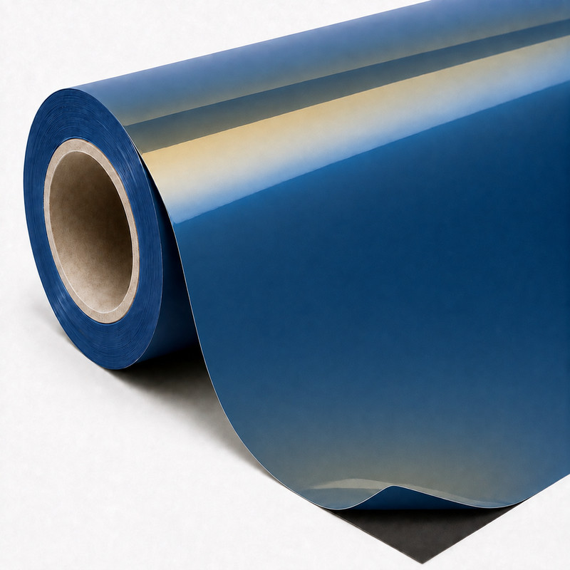 TPU Luminous Blue Gold Vinyl Wrap view 6