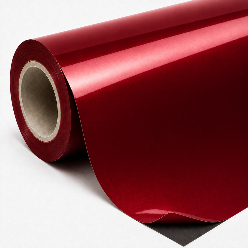 TPU Diamond White Shift Red Vinyl Wrap view 6