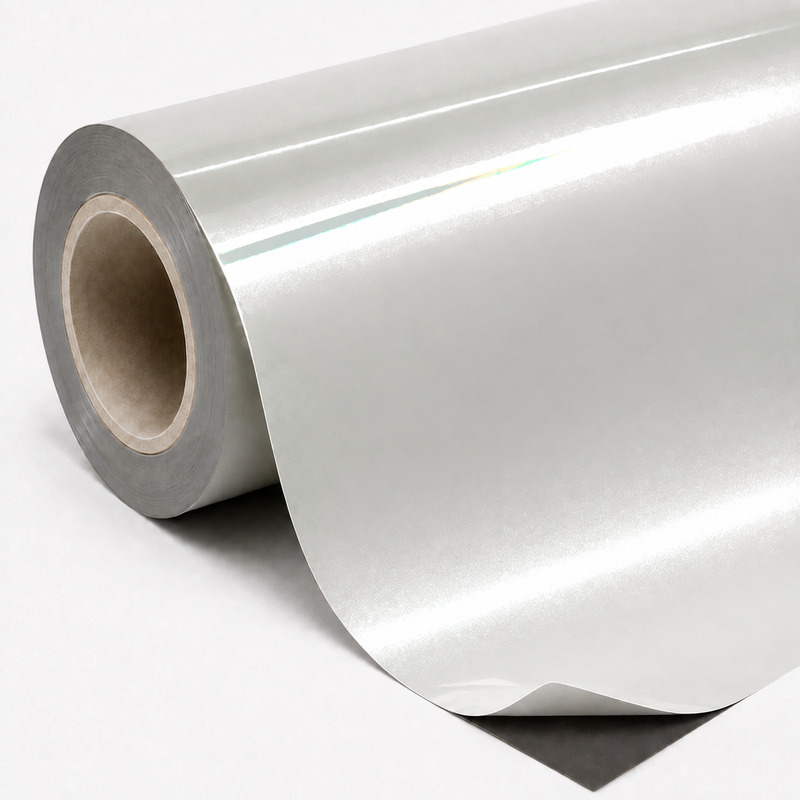 TPU Diamond White Shift Green Vinyl Wrap view 6