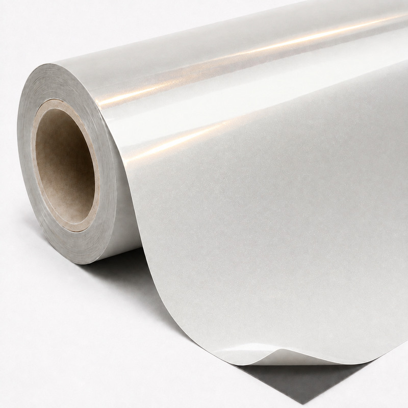 TPU Diamond White Shift Gold Vinyl Wrap view 6