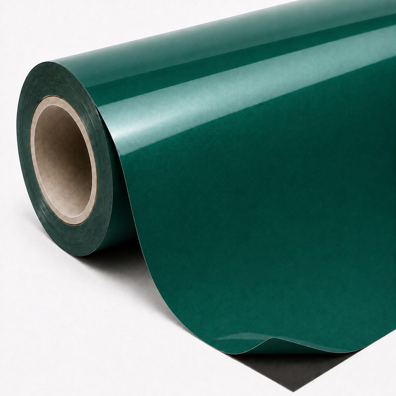 TPU Diamond White Shift Pine Green Vinyl Wrap view 6