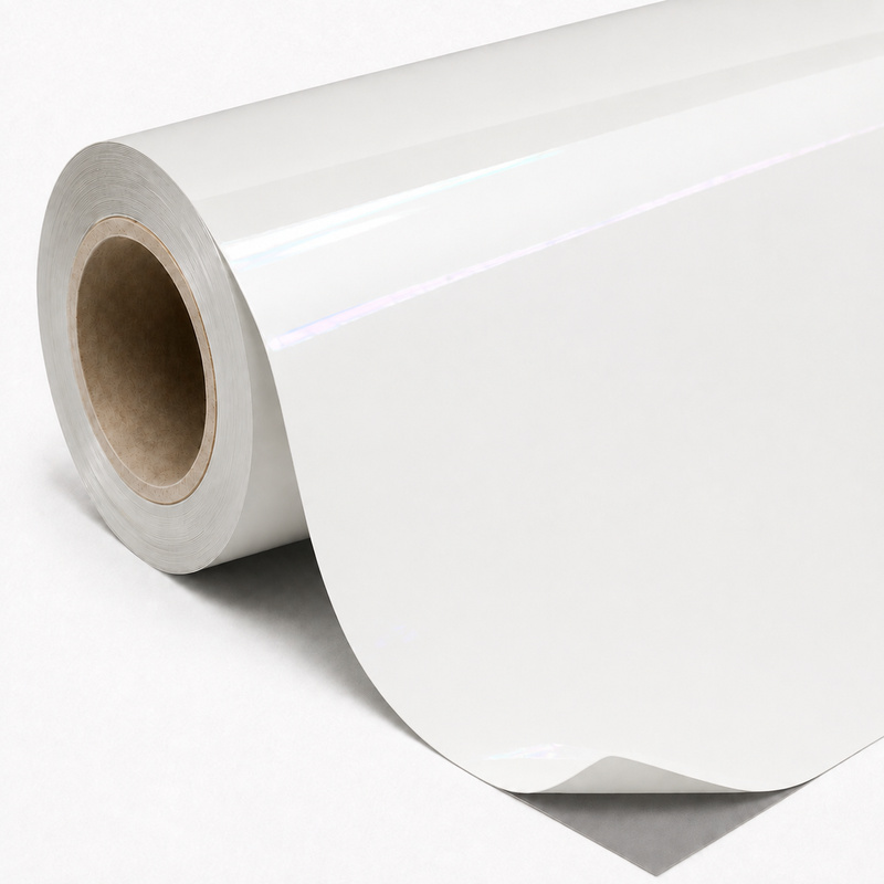 TPU Laser White Vinyl Wrap view 6
