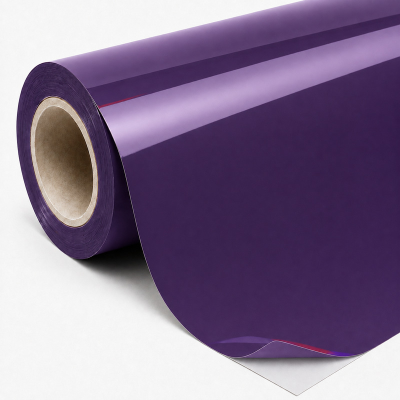 TPU Chameleon-Gold Red Purple Vinyl Wrap view 6