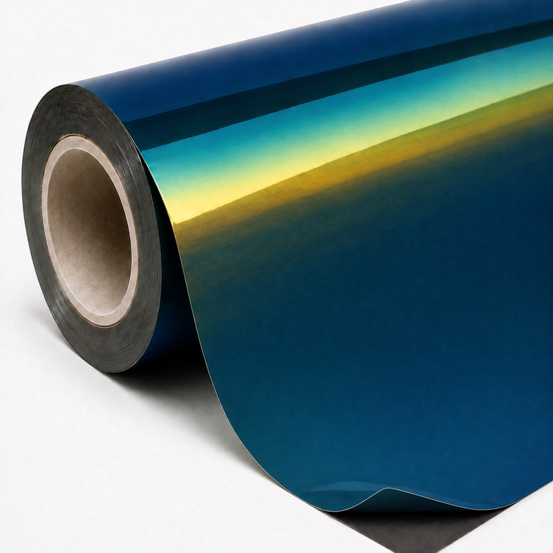 TPU Chameleon-Blue Green Gold Vinyl Wrap view 6