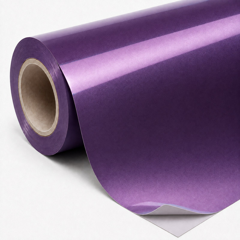 TPU Aurora Diamond Purple Vinyl Wrap view 6