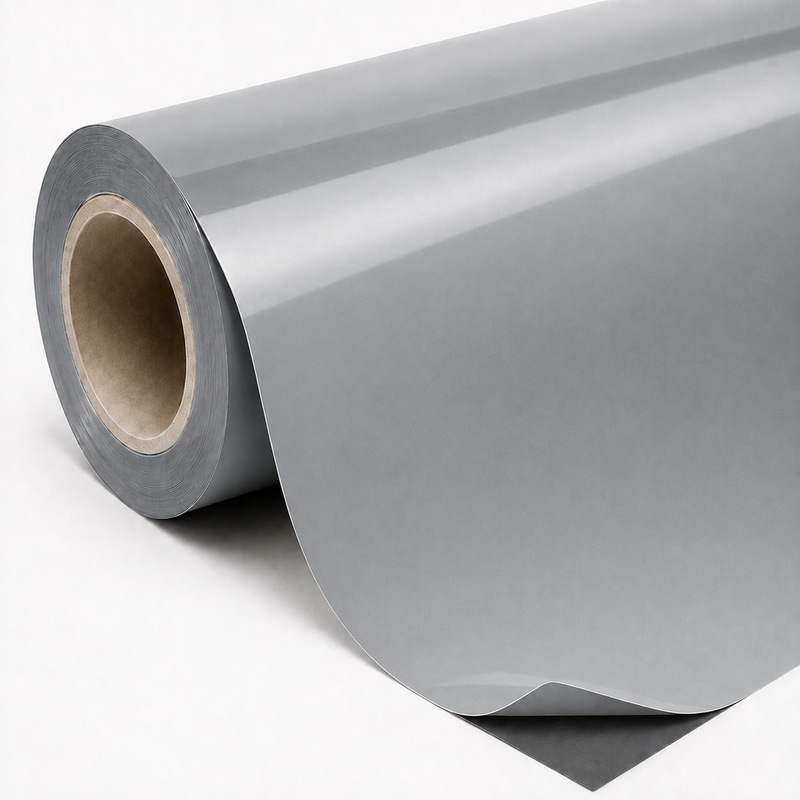 TPU Satin Metallic Silver Vinyl Wrap view 6