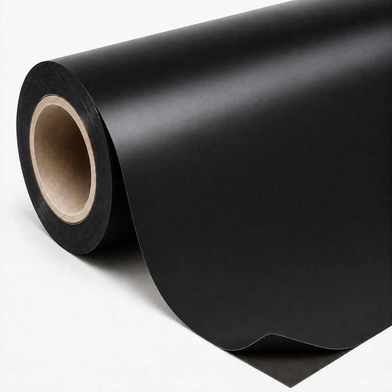 TPU Satin Ceramic Black Vinyl Wrap view 6