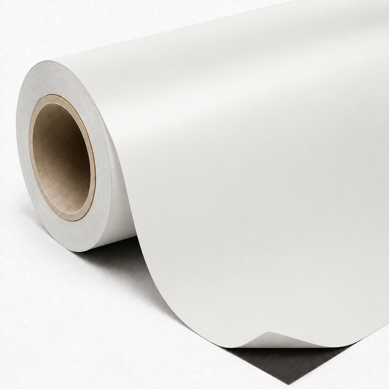 TPU Satin Piano White Vinyl Wrap view 6