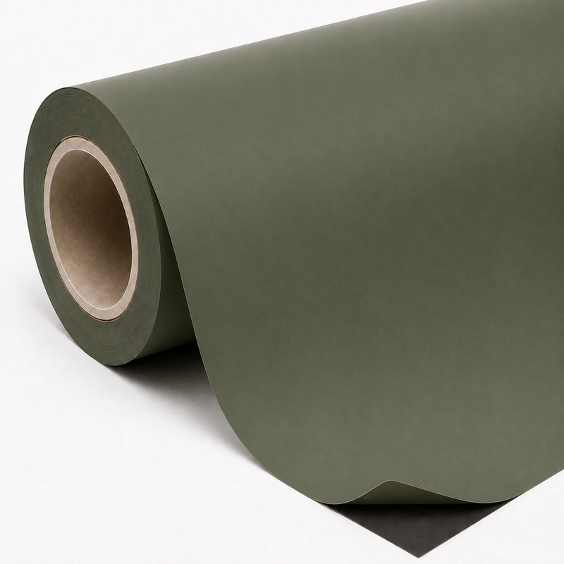 TPU Ultra-Matte Khaki Green Vinyl Wrap view 6