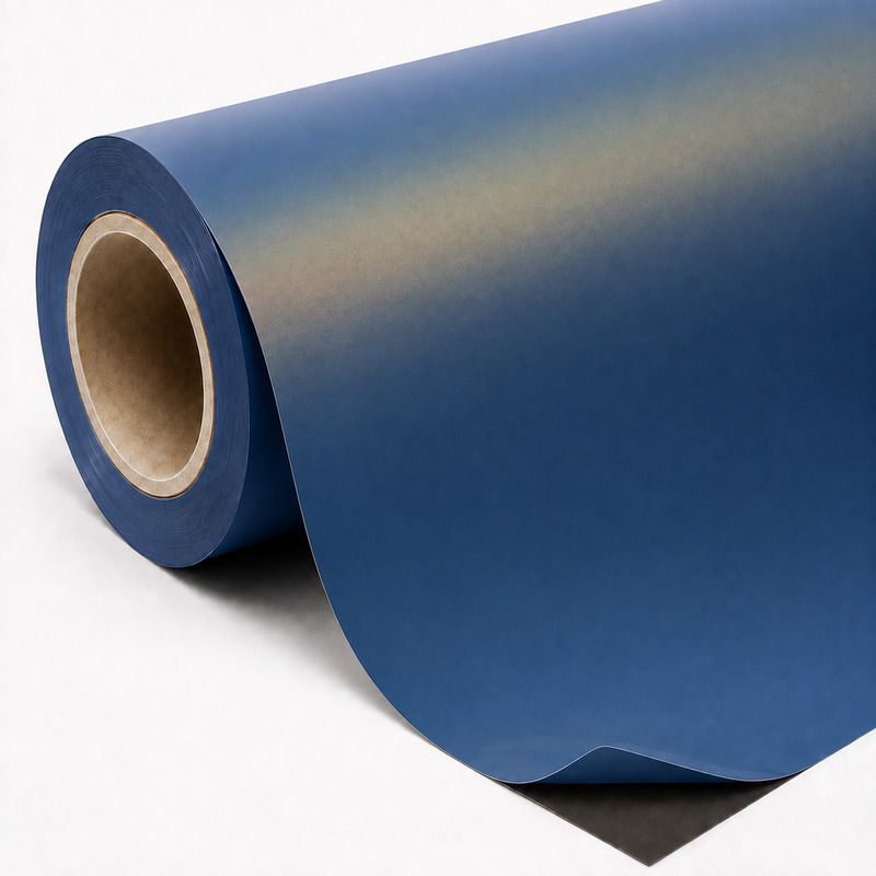 TPU Matte Blue Enchanting Gold Vinyl Wrap view 6