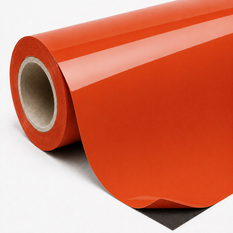 TPU Luminous Gold-Orange-Red Vinyl Wrap view 6