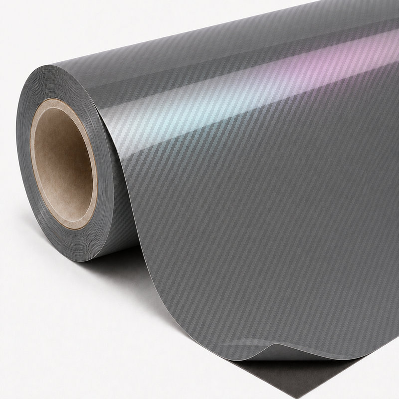 TPU Laser carbon fiber Vinyl Wrap view 6