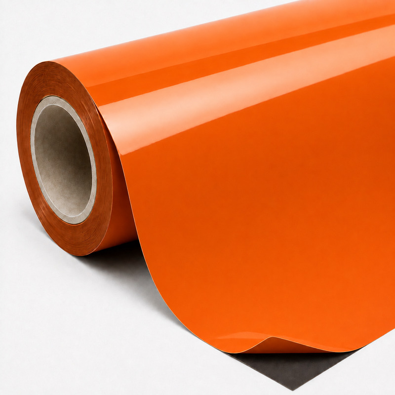 TPU Mclaren Orange Vinyl Wrap view 6