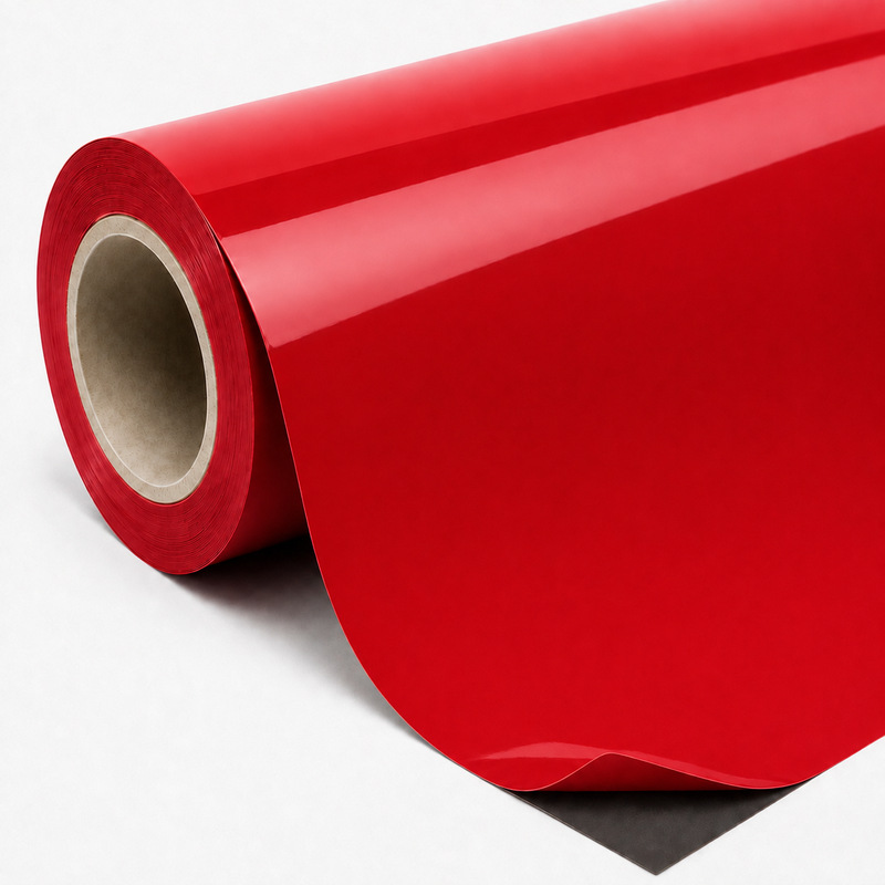 TPU Ferrari Red Vinyl Wrap view 6