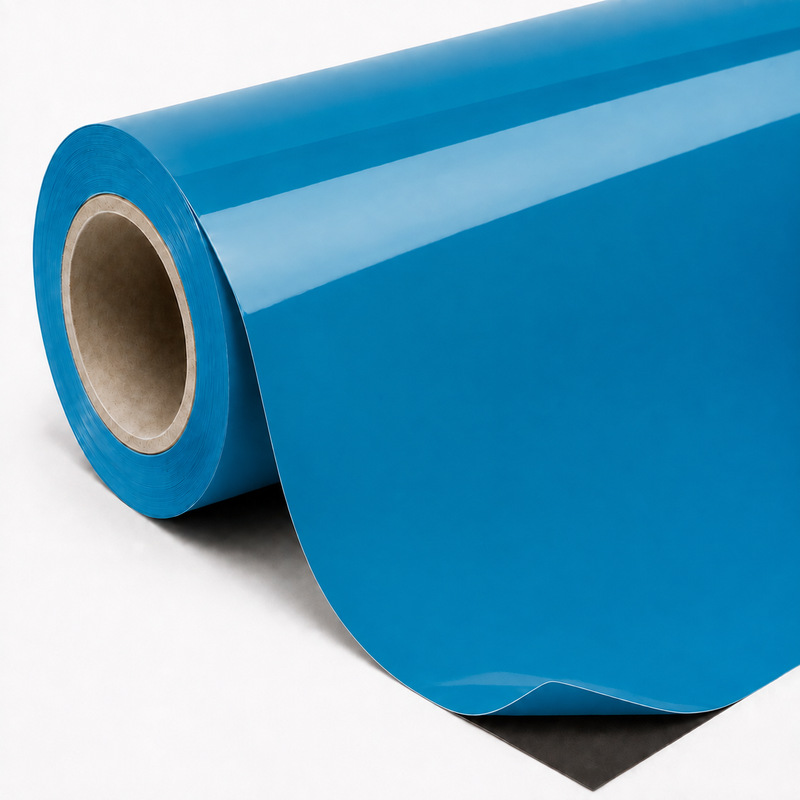 TPU Sky Blue Vinyl Wrap view 6