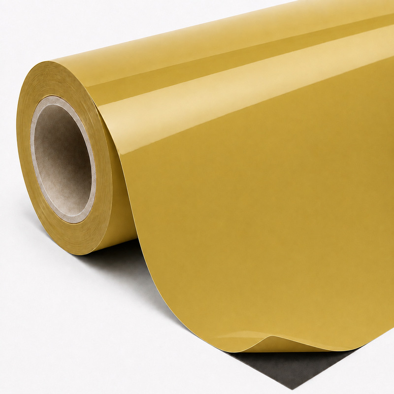 TPU Molan Yellow Vinyl Wrap view 6