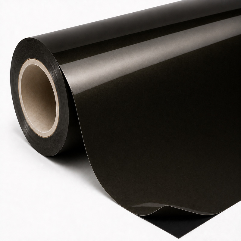 TPU Metallic Black Gold Vinyl Wrap view 6