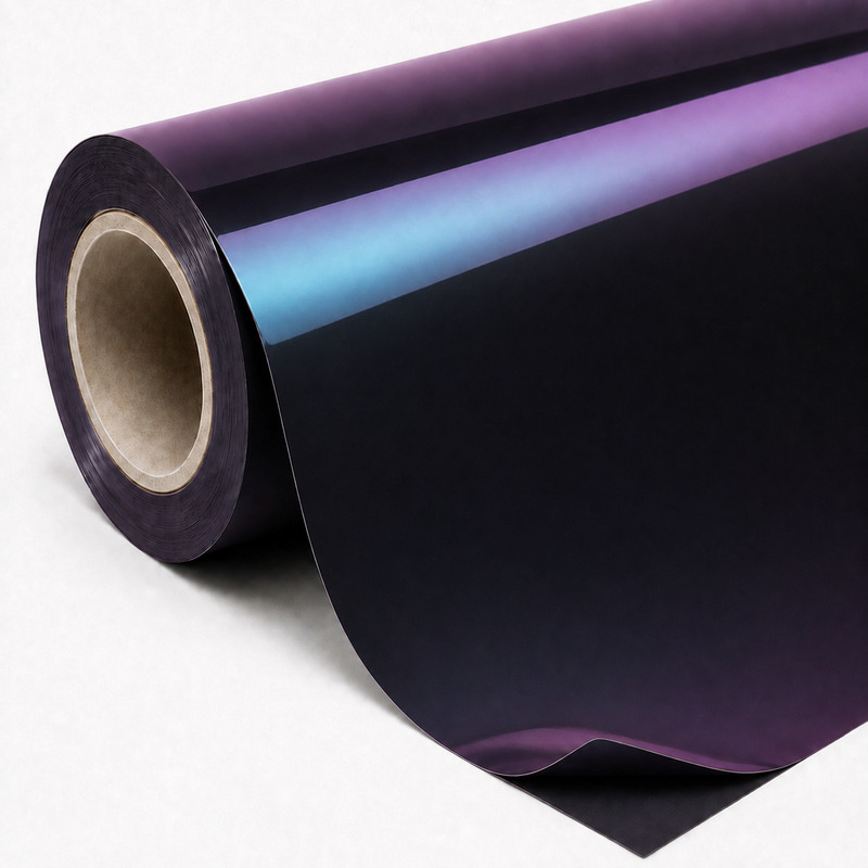 TPU  Seven-color Black Vinyl Wrap view 6