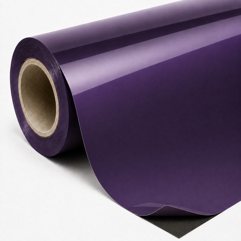 TPU Phantom Black Purple Vinyl Wrap view 6